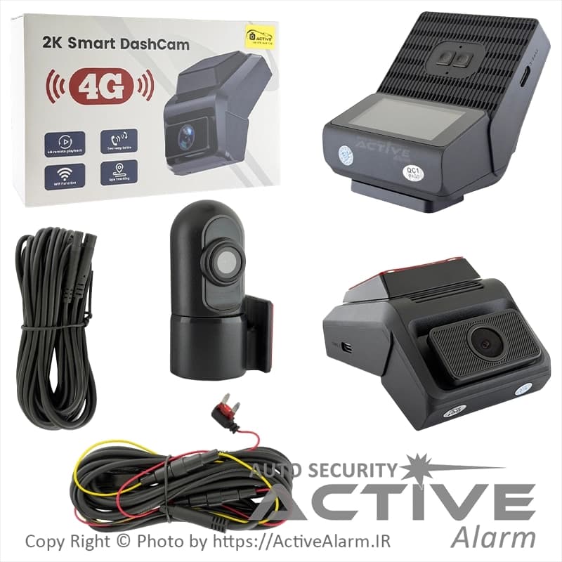دوربین ثبت وقایع سیم‌کارتی 4G مدل DAT-26-WiFi با کیفیت 2K [دو دوربین]