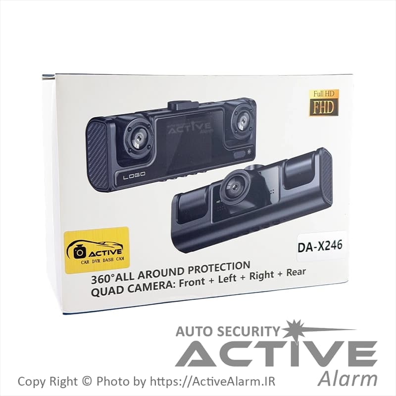 دوربین ثبت وقایع DashCam مدل DA-X246-WiFi با کیفیت FHD [چهار دوربین] — تصویر ۳