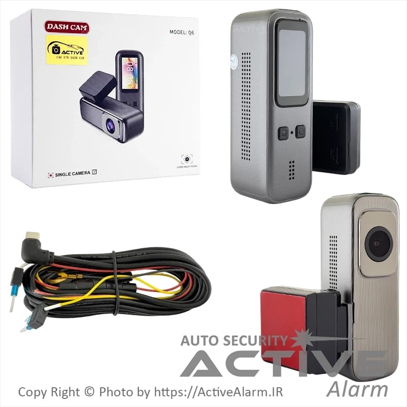 دوربین ثبت وقایع DashCam مدل Q6-WiFi با کیفیت 2K [تک دوربین]