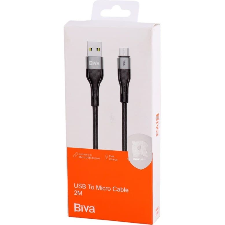 کابل میکرو یو اس بی بیوا Biva C-20V — تصویر ۲