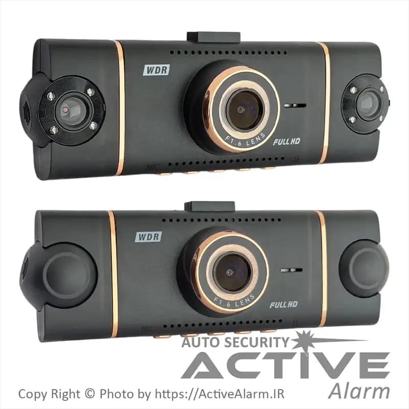 دوربین ثبت وقایع Vehicle Blackbox DVR مدل D433 [چهار دوربین] — تصویر ۳