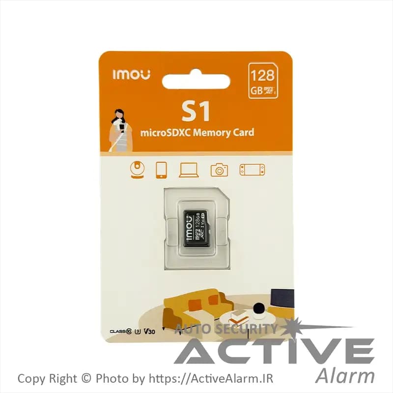 کارت حافظه 128 گیگ آیمو Imou S1 مدل MicroSD-ST2-128-S1