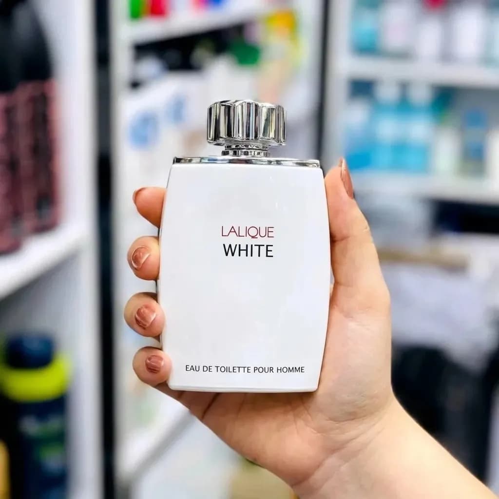 عطر ادکلن لالیک سفید ادوتولیت مردانه 125میل ( اورجینال )