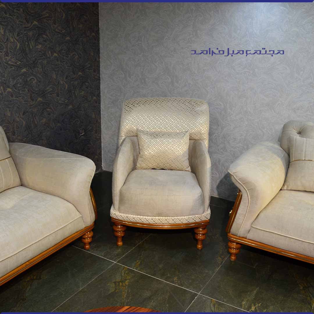 مبل راحتی 8 نفره مدل روما (بدون جلومبلی و عسلی) — تصویر ۸
