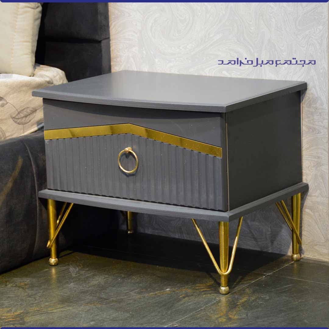 سرویس خواب مدل کندو هخامنش رنگ طوسی تیره — تصویر ۴