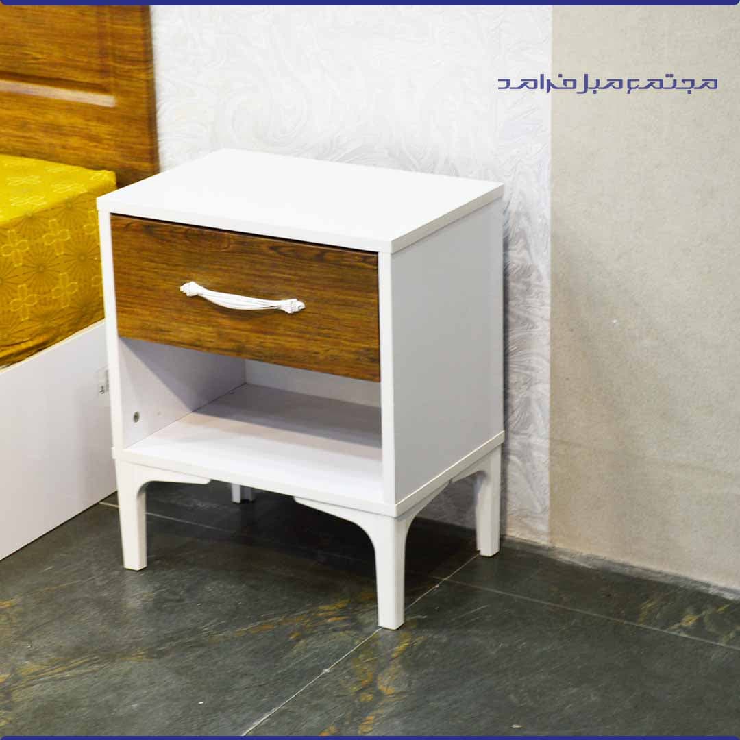 سرویس خواب مدل ویکتوریا رنگ قهوه ای سفید — تصویر ۸