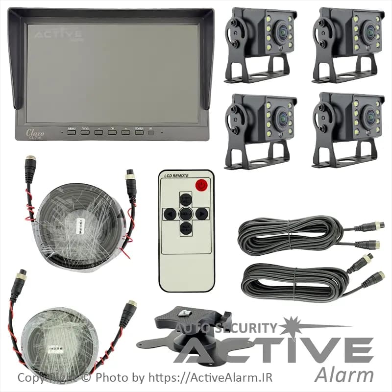دوربین ثبت وقایع کامیون کلارو Claro مدل CL-714 [چهار دوربین]