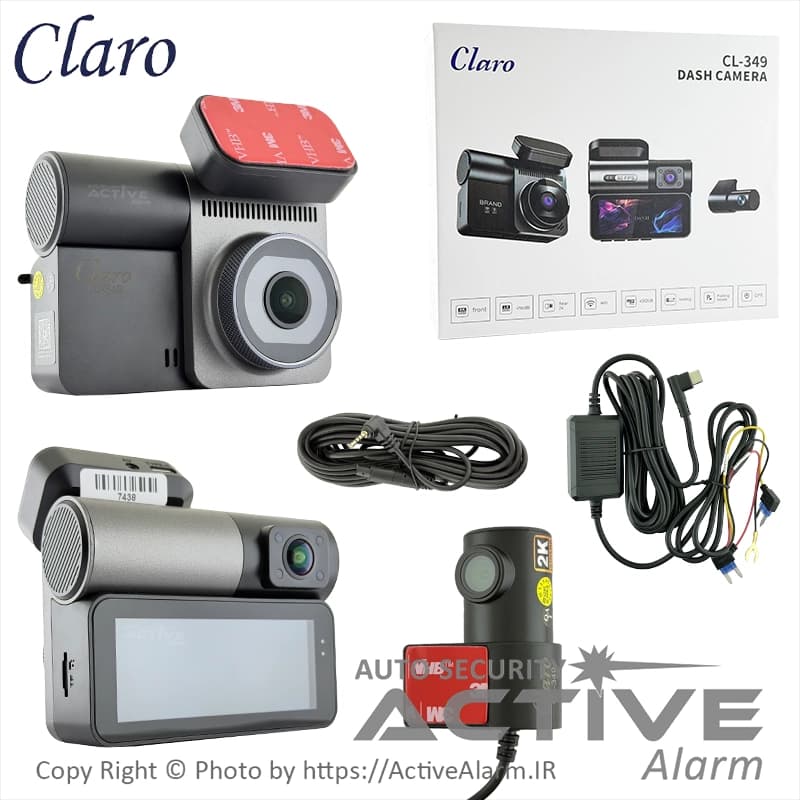 دوربین ثبت وقایع کلارو Claro مدل CL-349-WiFi [سه دوربین]