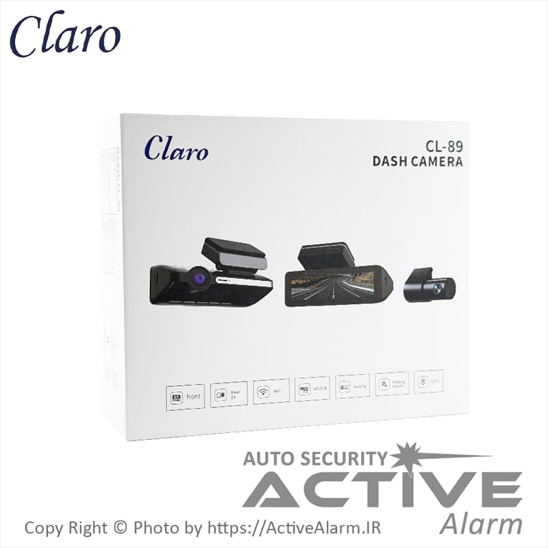 دوربین ثبت وقایع کلارو Claro مدل CL-89-WiFi [دو دوربین] — تصویر ۳