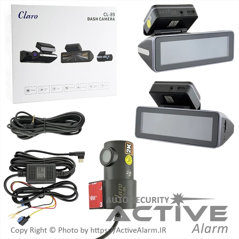 دوربین ثبت وقایع کلارو Claro مدل CL-89-WiFi [دو دوربین] — تصویر ۲