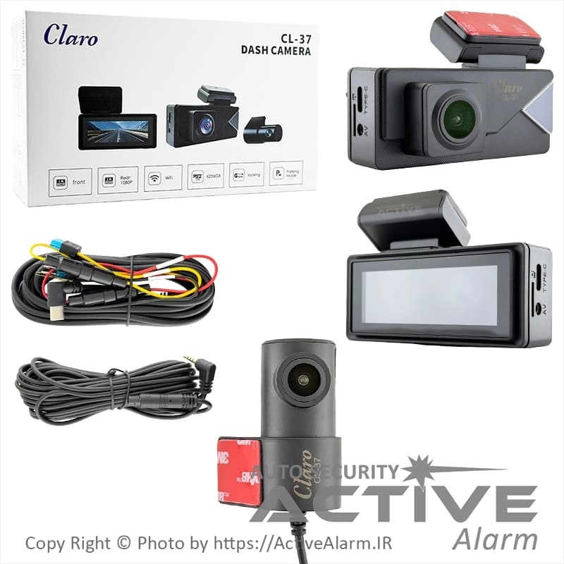 دوربین ثبت وقایع کلارو Claro مدل CL-37-WiFi [دو دوربین] — تصویر ۲