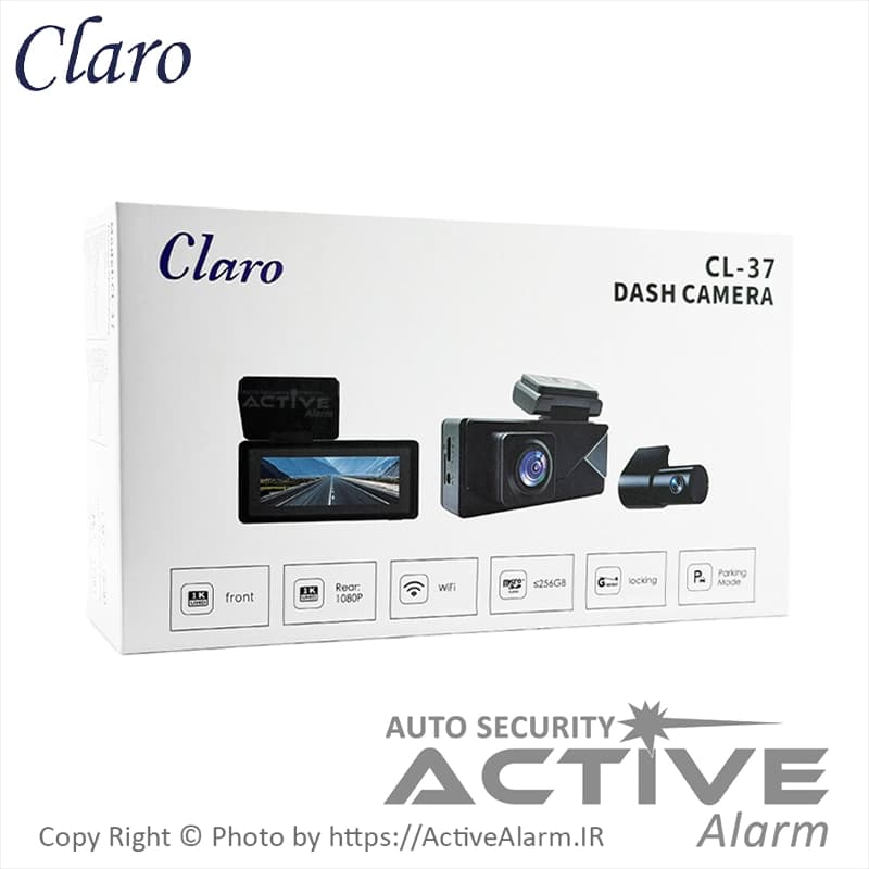 دوربین ثبت وقایع کلارو Claro مدل CL-37-WiFi [دو دوربین] — تصویر ۳