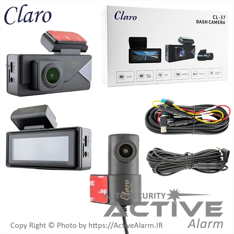 دوربین ثبت وقایع کلارو Claro مدل CL-37-WiFi [دو دوربین]