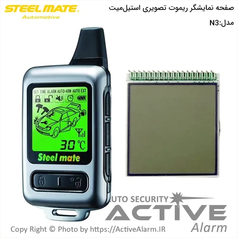 صفحه نمایشگر انواع ریموت تصویری استیل‌میت سری N — تصویر ۵