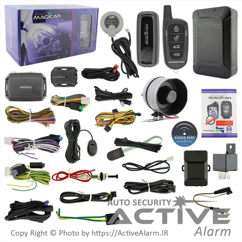 دزدگیر تصویری ماجیکار مدل AS 140 [استارتر-KeyLess]