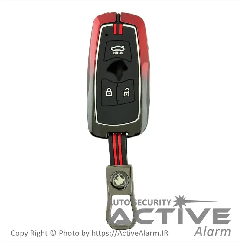 کاور لوکس فلزی ریموت تارا و دنا KeyLess سه‌دکمه [دو رنگ] — تصویر ۵