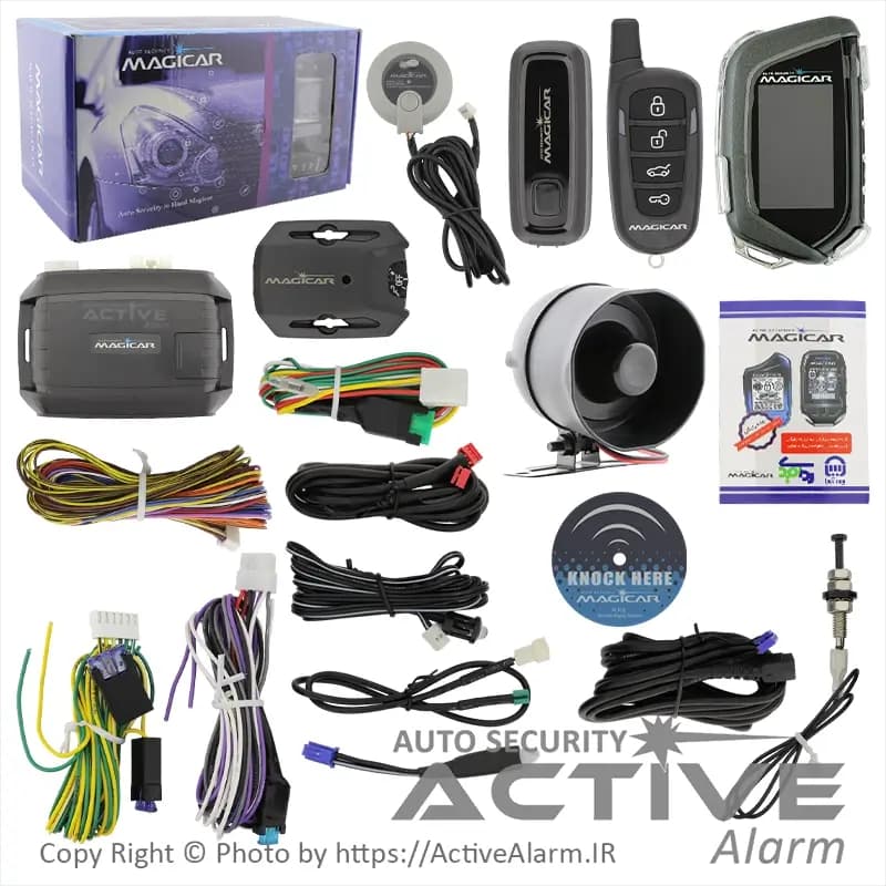 دزدگیر تصویری ماجیکار مدل AS 129 [استارتر-KeyLess]