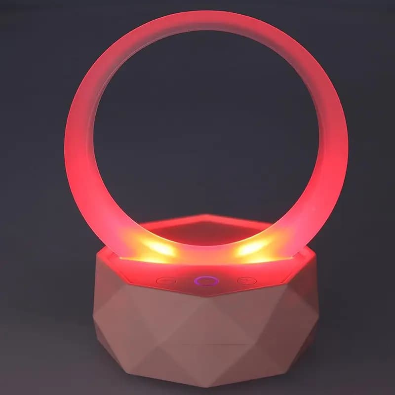 اسپیکر بلوتوثی رومیزی RGB دار مدل LY-Y1 دکوراتیو با چراغ خواب LED — تصویر ۵