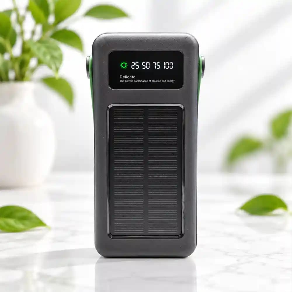 پاوربانک خورشیدی 30000 میلی‌آمپر ساعت گرین لاین (Green Lion) مدل Solar Max GL-PB72 — تصویر ۳
