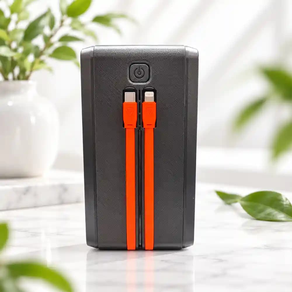 پاوربانک خورشیدی PORODO مدل LAROS 120000mAh Solar Power Bank | PDPB120 — تصویر ۵