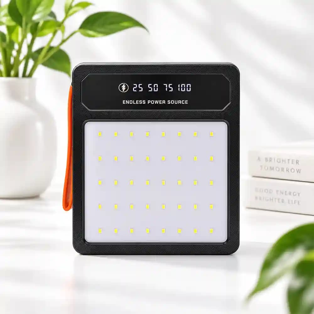 پاوربانک خورشیدی PORODO مدل LAROS 120000mAh Solar Power Bank | PDPB120 — تصویر ۳