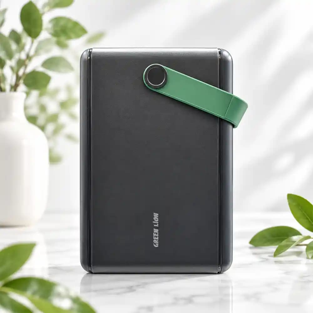 پاوربانک خورشیدی 120000 میلی‌آمپر ساعت گرین لاین (Green Lion) مدل Solar Max — تصویر ۳