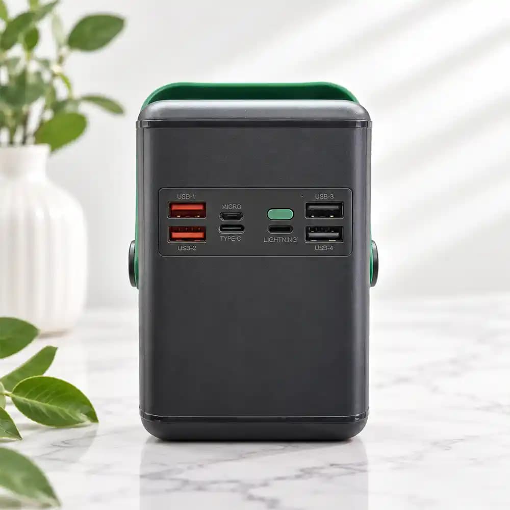 پاوربانک خورشیدی 120000 میلی‌آمپر ساعت گرین لاین (Green Lion) مدل Solar Max — تصویر ۵