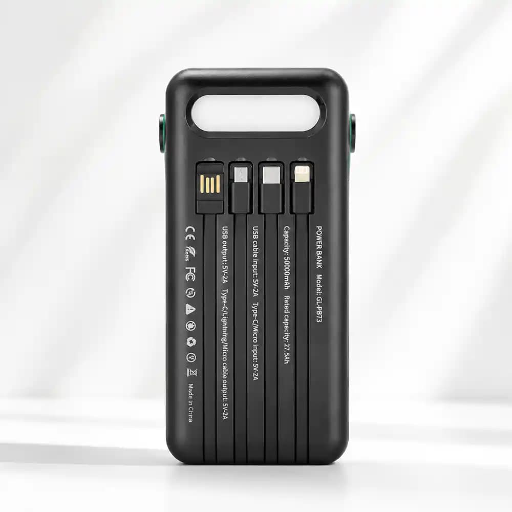 پاوربانک خورشیدی گرین لاین (Green Lion) مدل Solar Max GL-PB73 ظرفیت 50000mAh — تصویر ۲