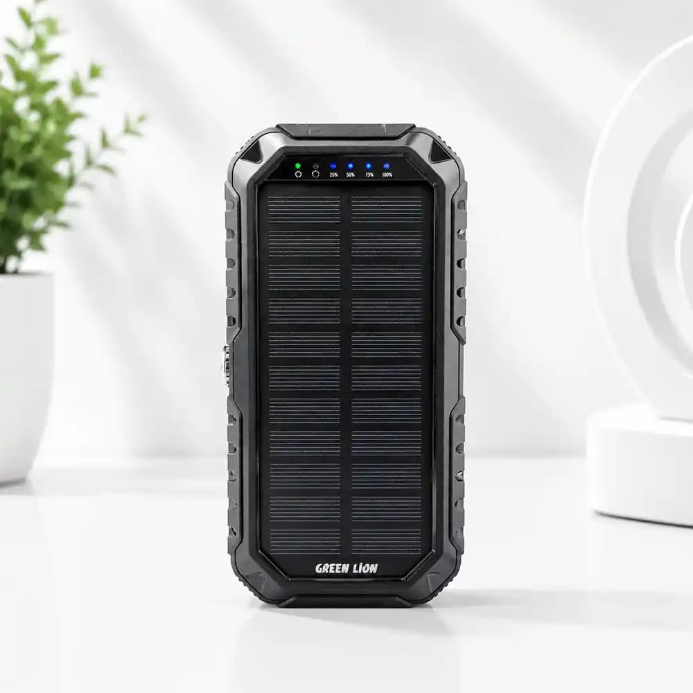 پاوربانک خورشیدی گرین لاین (Green Lion) مدل Solar Mate GL-PX15 ظرفیت 20000mAh — تصویر ۵