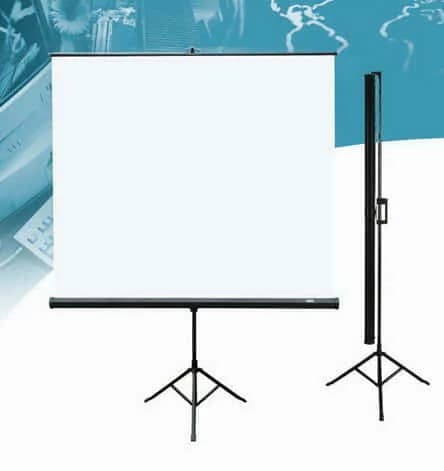 پرده نمایش 1.8 * 1.8 پایه دار اسکوپ