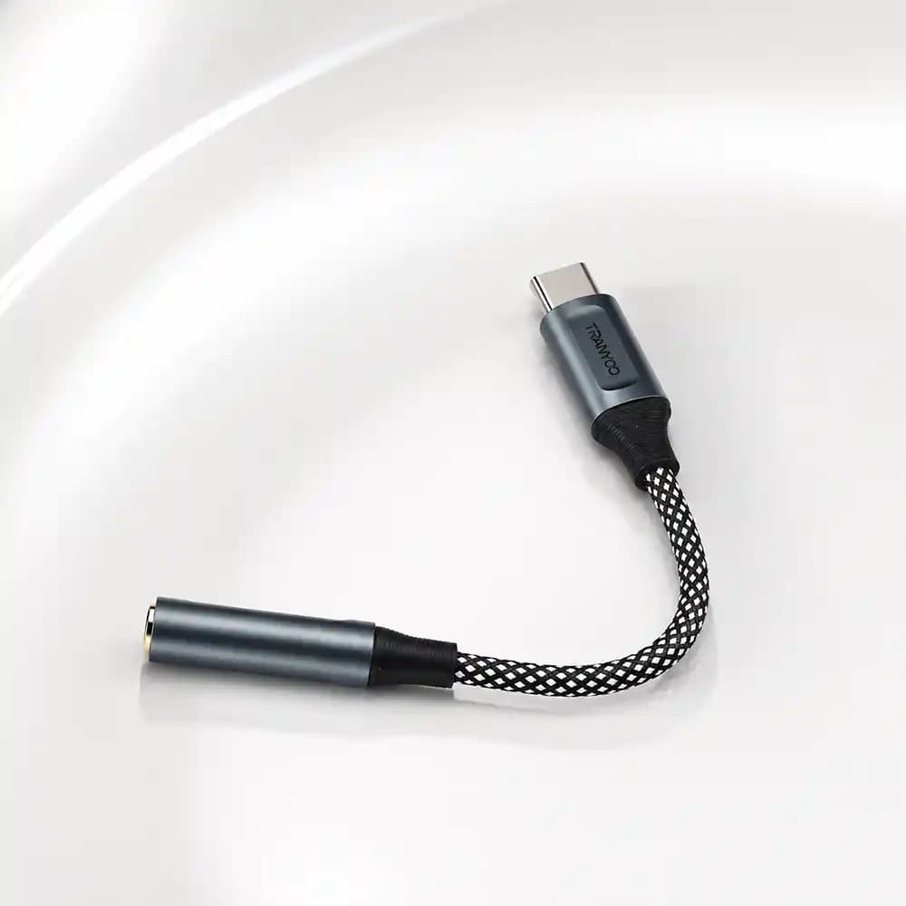 تبدیل TYPE-C به جک3.5 میلی متری ترانیو (TRANYOO) مدل T-E8 — تصویر ۲