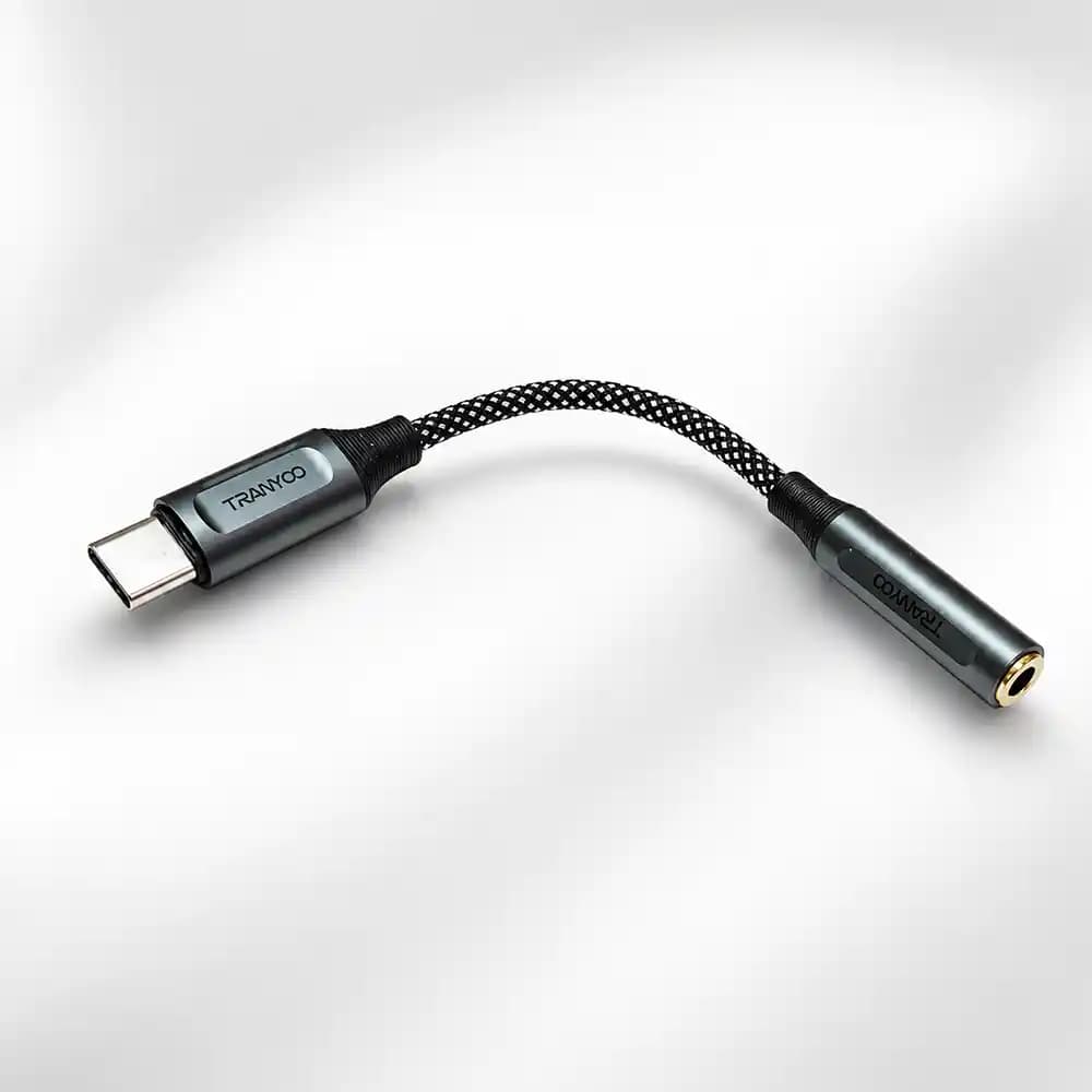 تبدیل TYPE-C به جک3.5 میلی متری ترانیو (TRANYOO) مدل T-E8 — تصویر ۳