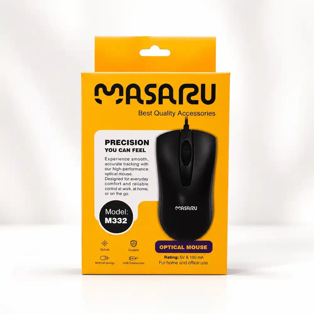 موس سیمی MASARU مدل M332 با اتصال USB