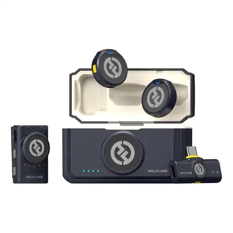 میکروفن بی سیم هالی لند مدل HollyLand Lark M2 Mini Combo