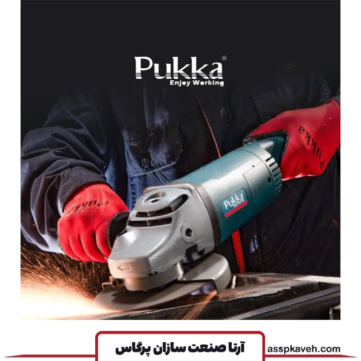 سنگ فرز 2400 وات پوکا مدل AG1804