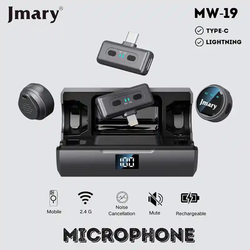 میکروفون بی سیم جی ماری مدل Jmary MW-19 — تصویر ۲