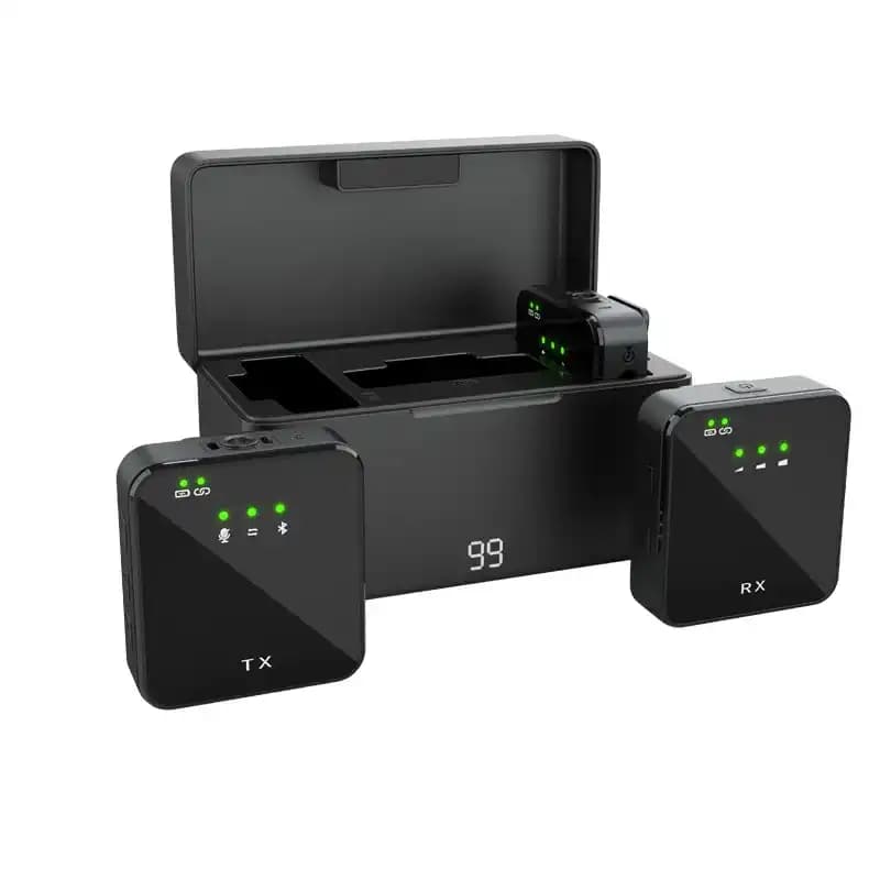 میکروفون بی سیم یقه ای دو کاربر مدل SX63 — تصویر ۵