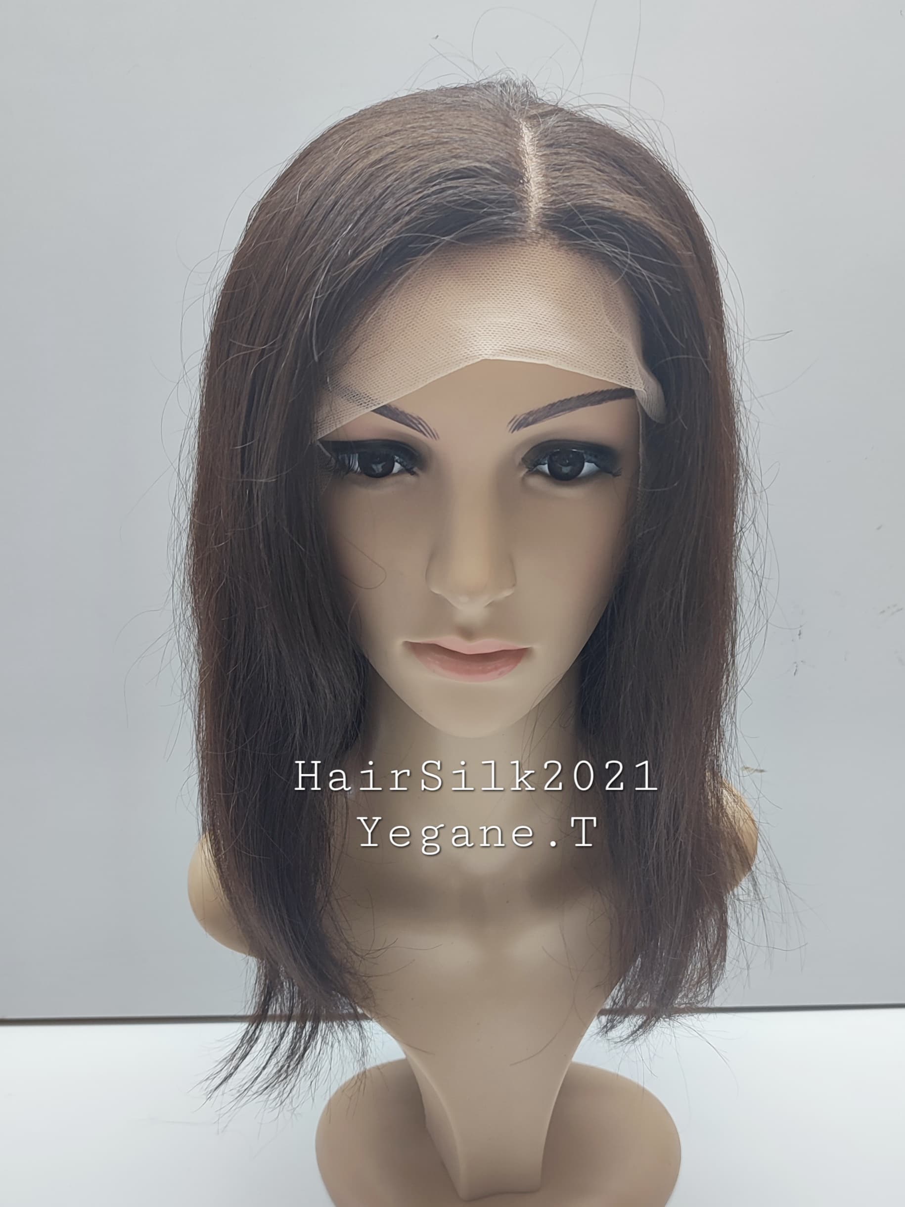 کلاهگیس فرق دار مو طبیعی انسان