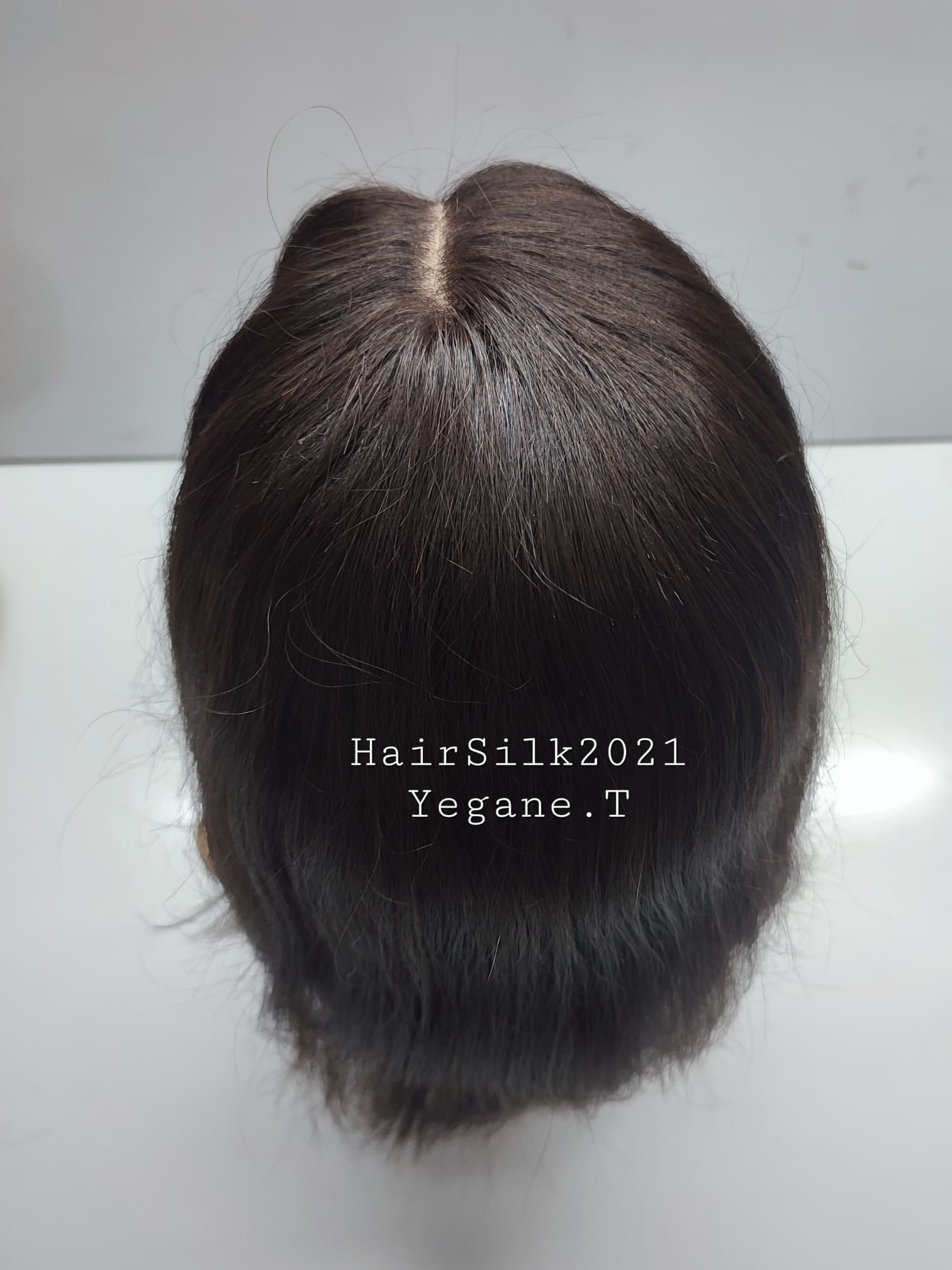 کلاهگیس فرق دار مو طبیعی انسان — تصویر ۶