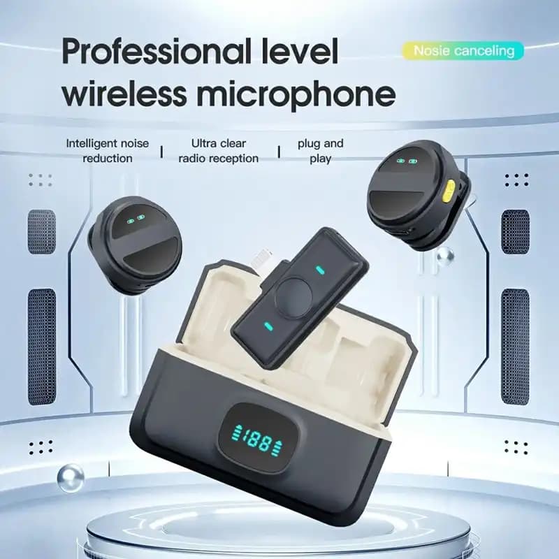 میکروفون یقه ای Microphone Sx21 پورت لایتنینگ — تصویر ۶