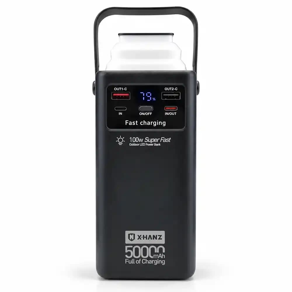 پاوربانک ایکس هنز(XHANZ) مدل PB501 ظرفیت 50000mAh با توان 100W — تصویر ۵