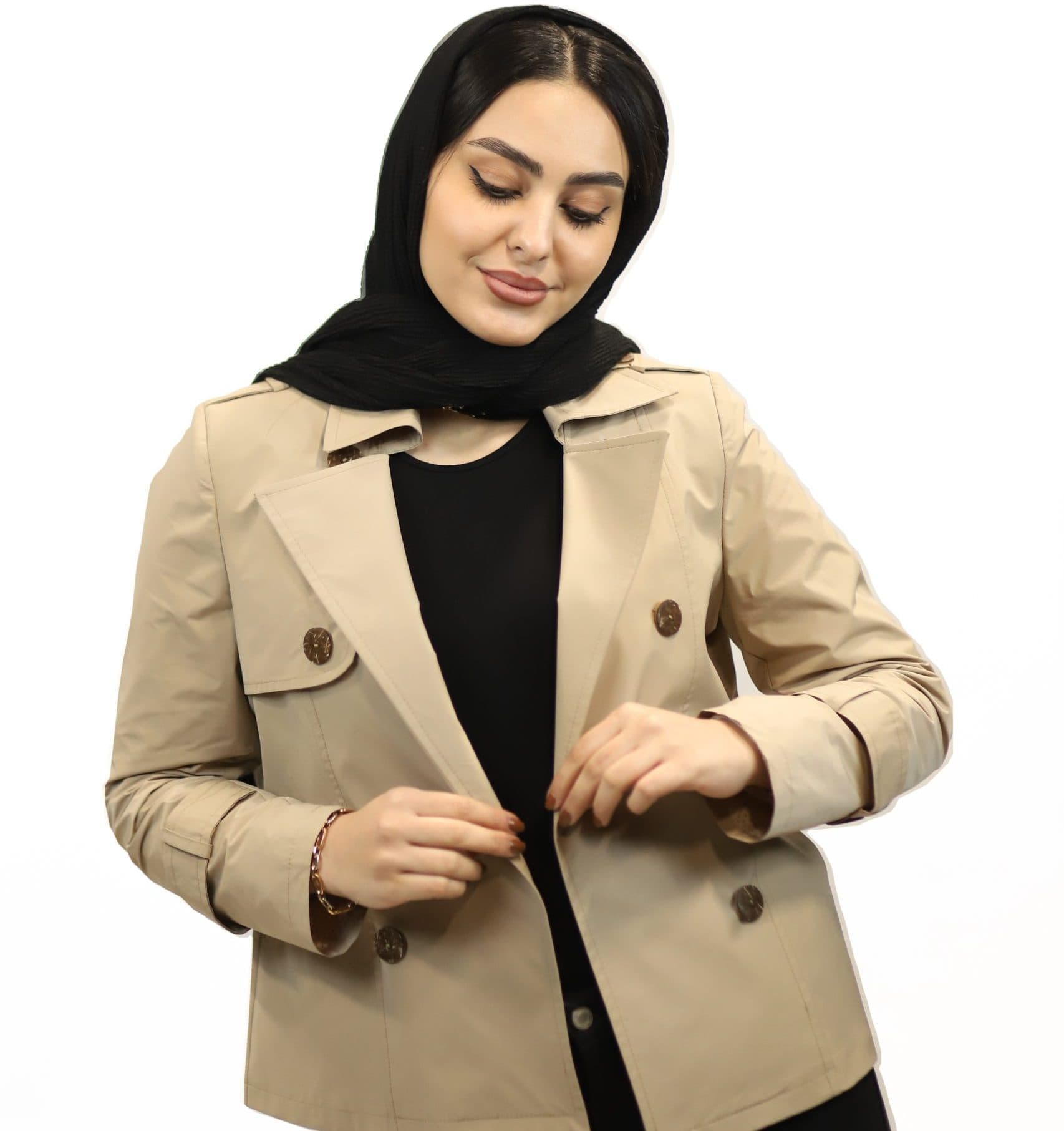 کراپ بارانی زنانه — تصویر ۳