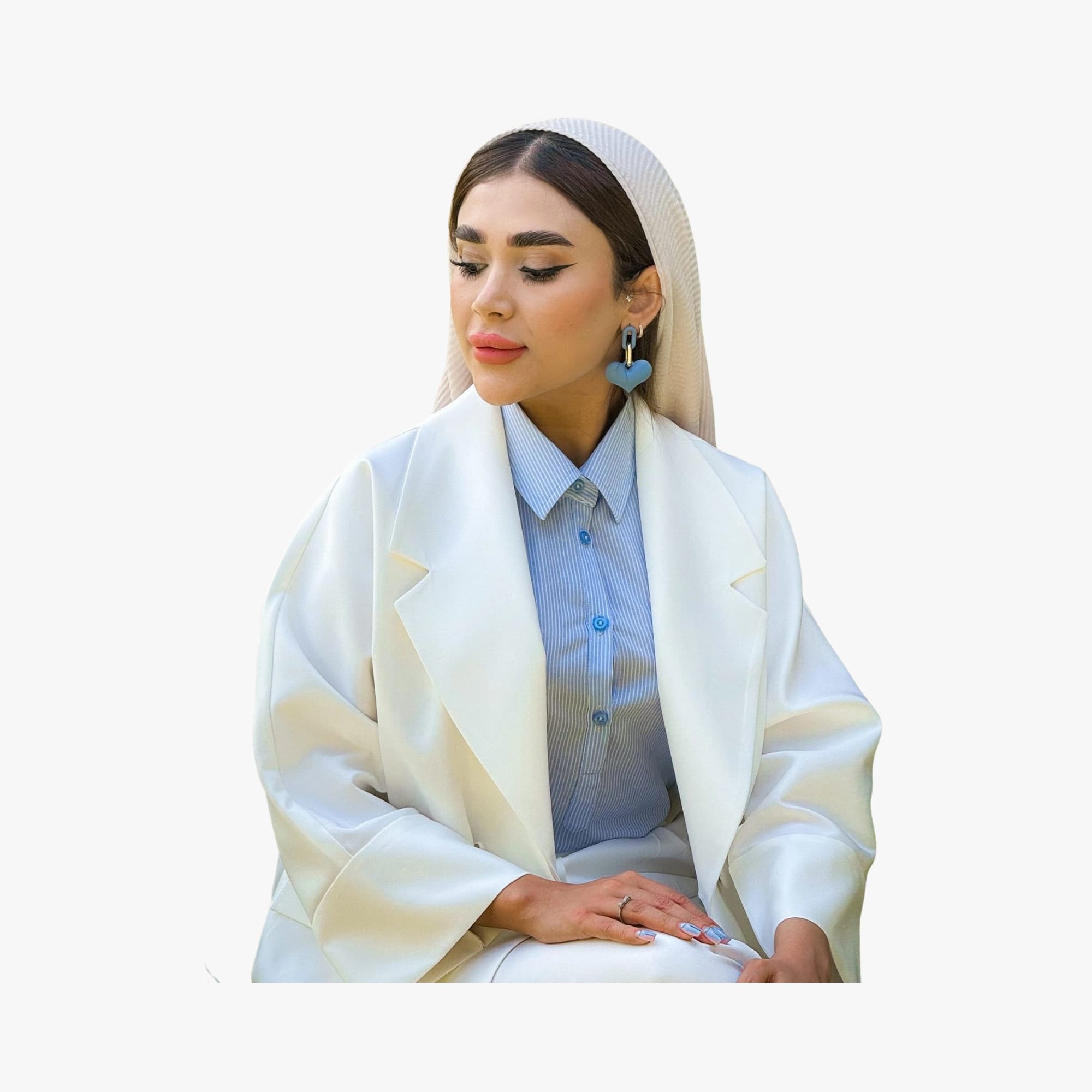 مانتو شلوار زنانه کریپ سوپر مازراتی فارل F262