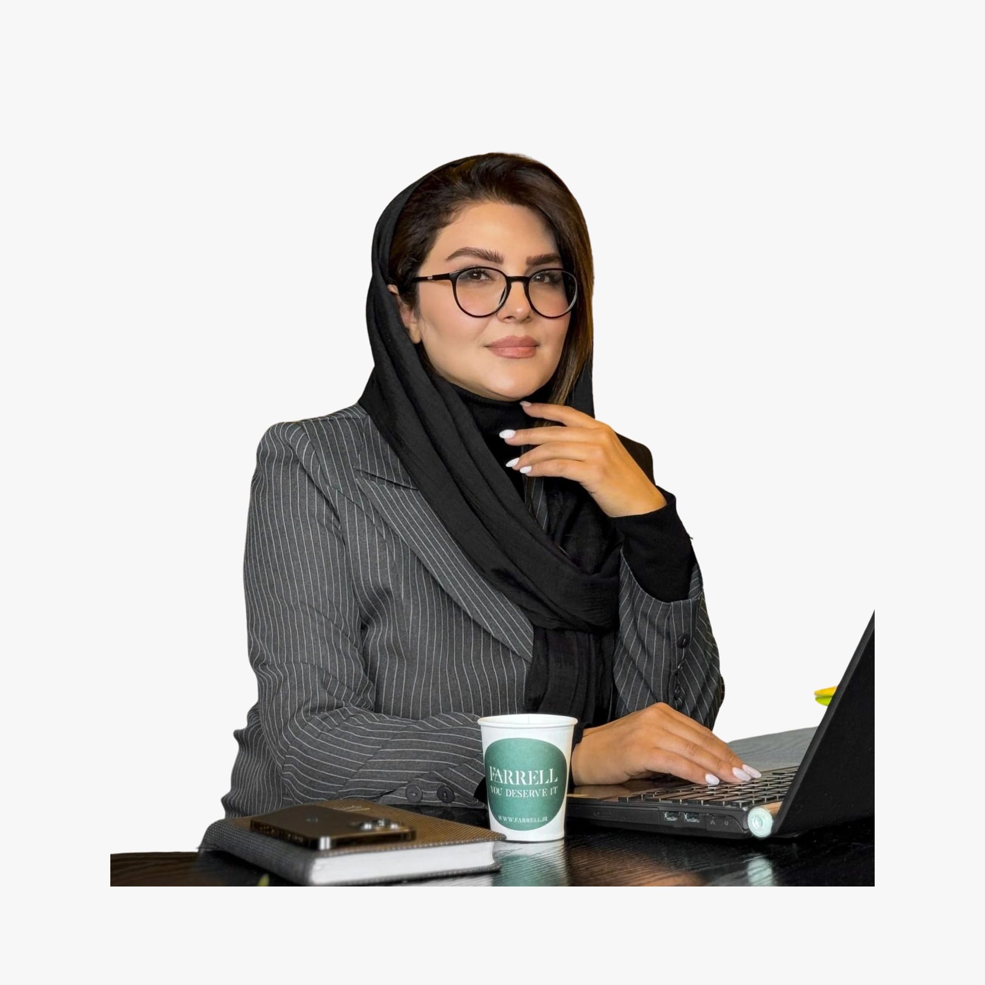 مانتو و شلوار اداری رنانه فارل مدل 2024