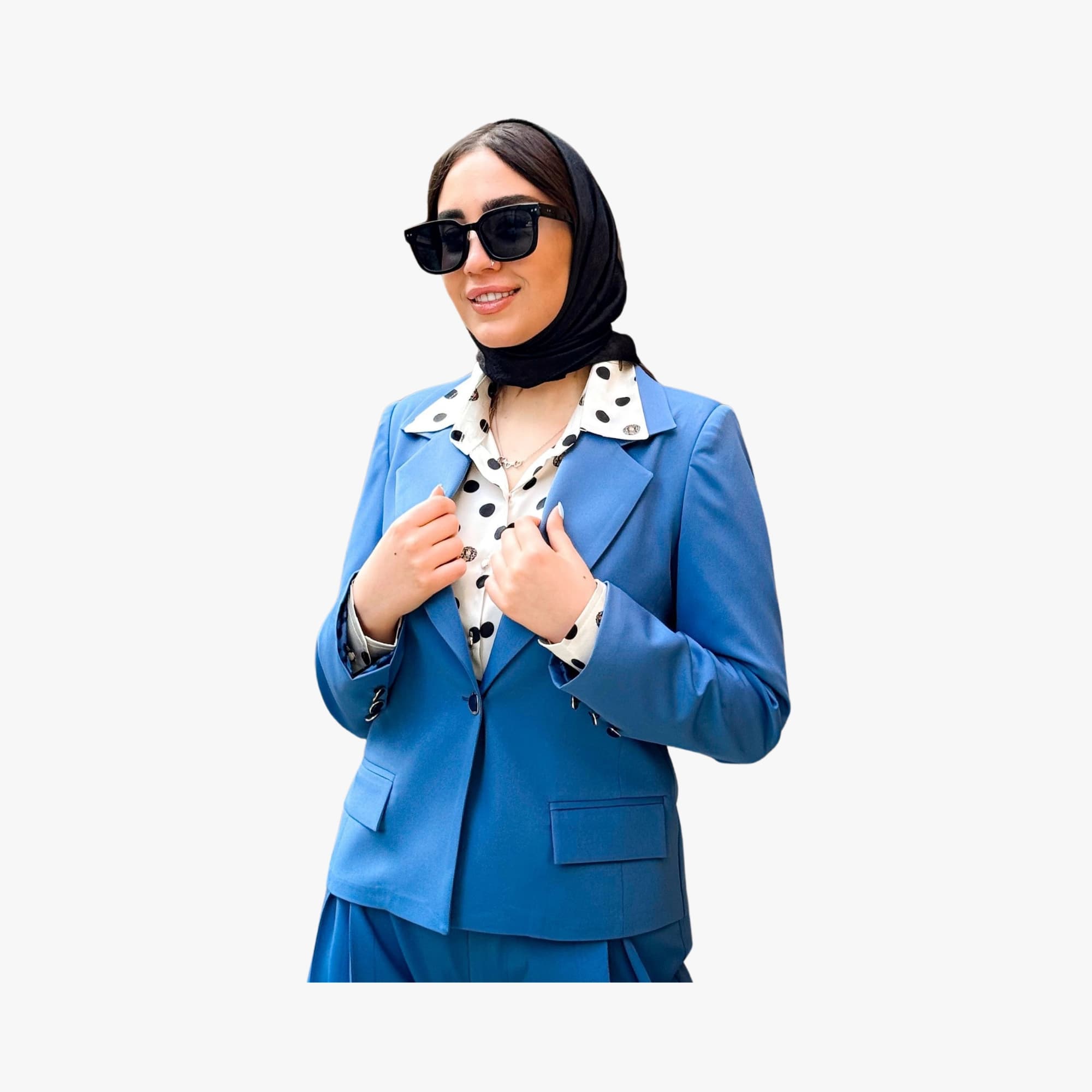 کت و شلوار آبی نفتی سوپر مازراتی — تصویر ۲