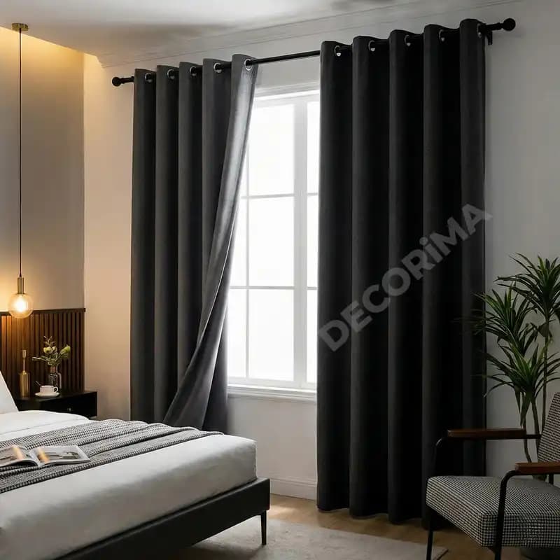 پرده پانچ بلک اوت دکوریما-ارتفاع 280 سانتیمتر