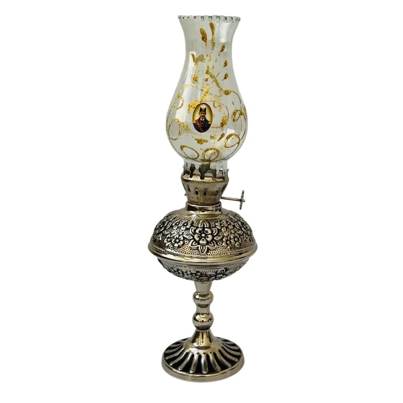 چراغ گردسوز مسی طرح گلبرگ کروم نانو شده بدون تغییر رنگ