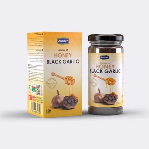 معجون سیر سیاه و عسل زوبر – 300 گرم
