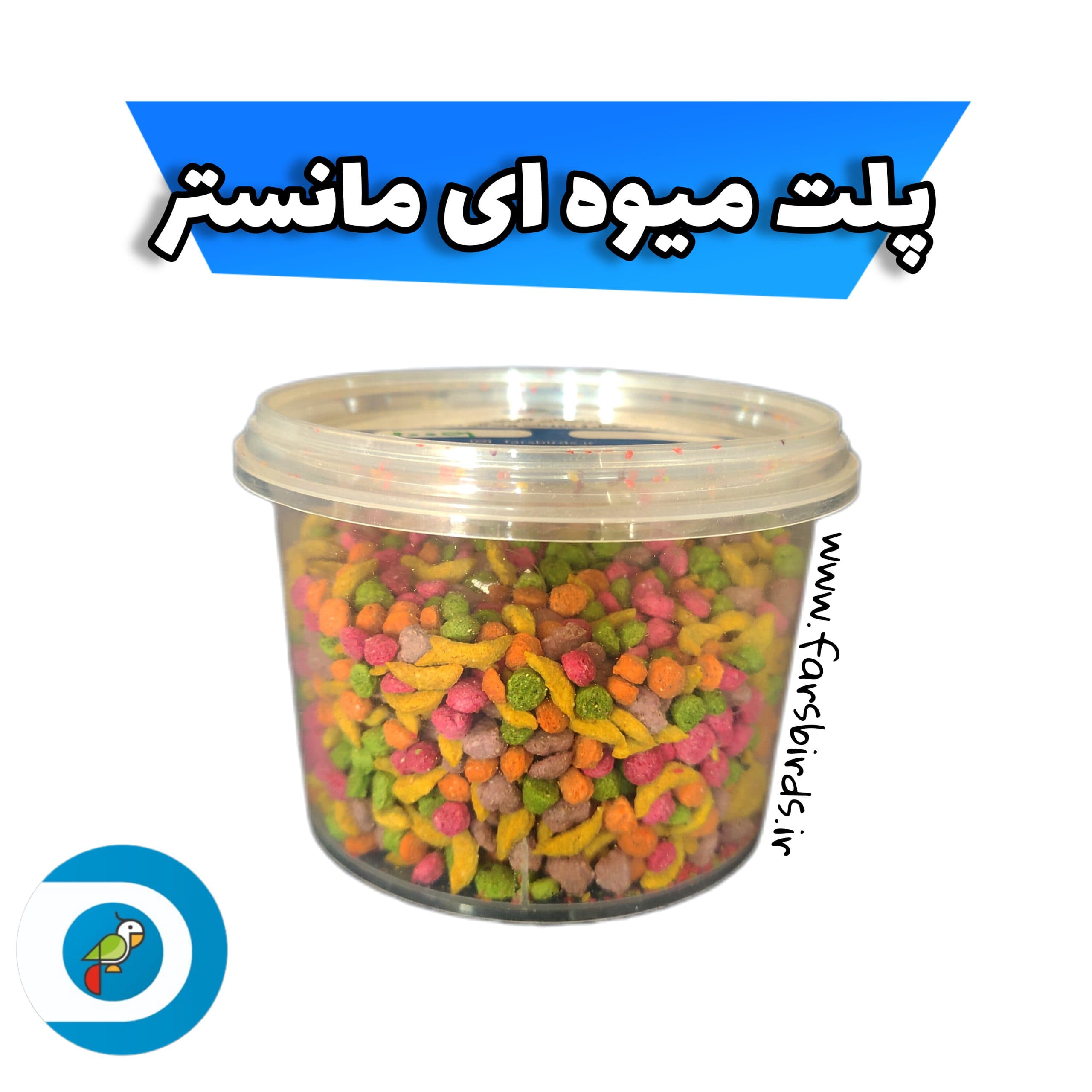 پلت میوه ای مانستر مناسب طوطی سانان