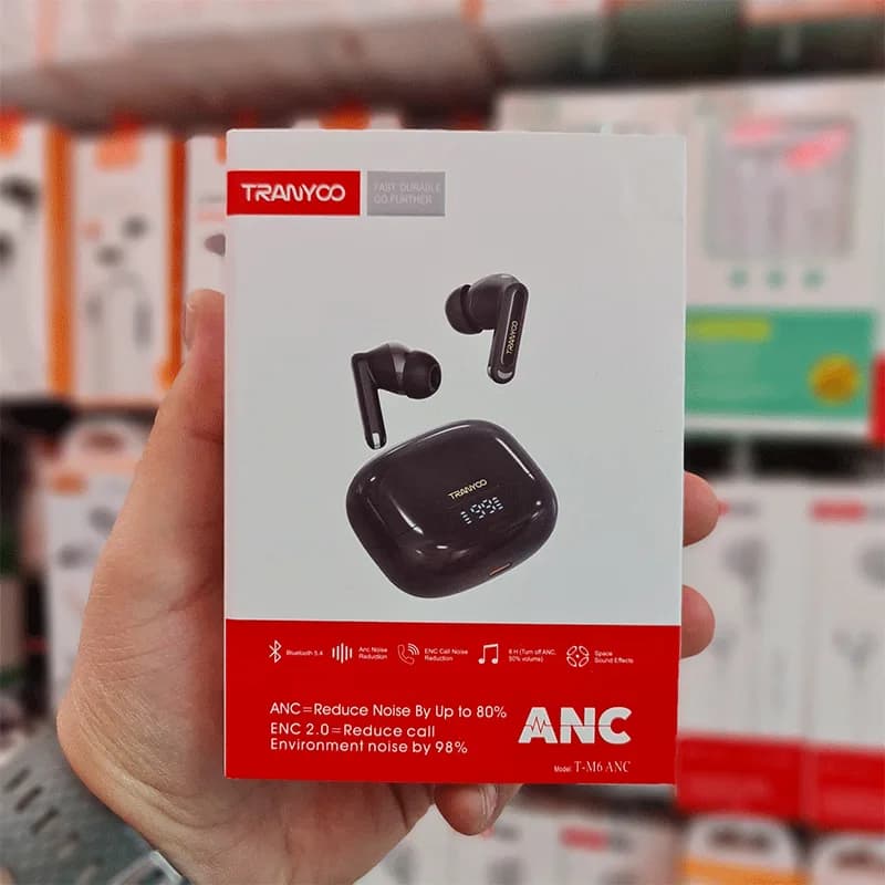 ایرپاد بلوتوثی TRANYOO مدل T-M6ANC — تصویر ۲